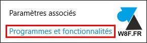 tutoriel Windows 10 Programmes et fonctionnalités