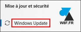 windows update menu