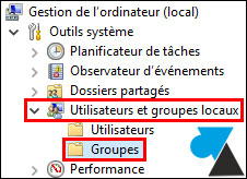 tutoriel ajouter un utilisateur au groupe Administrateur local