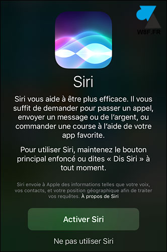 tutoriel iOS iPhone iPad desactiver Siri
