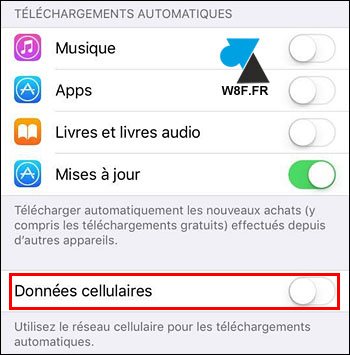 tutoriel iPhone iPad iPod iOS mise a jour automatique