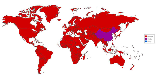 statistiques part de marché moteur recherche monde 2017