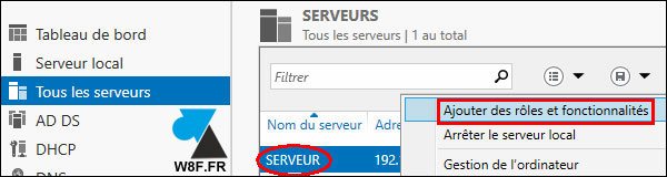 tutoriel Windows Server 2016 R2 ajouter role fonctionnalite