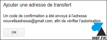 tutoriel Gmail transfert automatique mail message