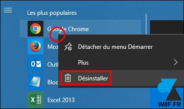 tutoriel desinstaller programme logiciel Windows