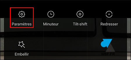 tutoriel smartphone Xiaomi Mi parametres appareil photo