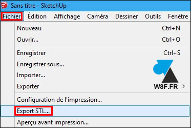 tutoriel SketchUp STL