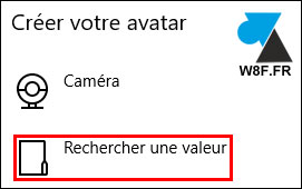 tutoriel Windows 10 avatar photo image session profil