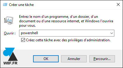 tutoriel exécuter PowerShell Windows 10