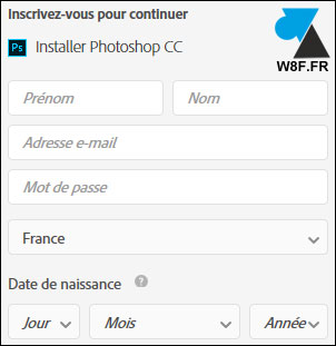 tutoriel telecharger installer Adobe Photoshop CC 2018