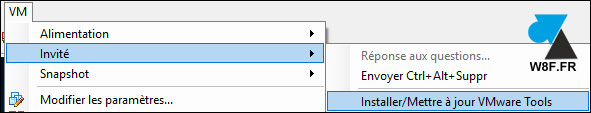 vmtools VMware Tools drivers VM machine virtuelle installer update