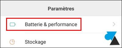 tutoriel smartphone Xiaomi Mi batterie application
