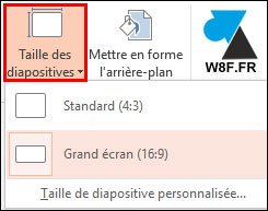 tutoriel PowerPoint changer format resolution diaporama