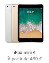 photo tablette Apple iPad mini 4 wifi 128go 4g