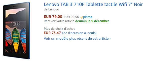 tablette Lenovo Tab 7