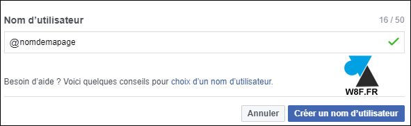 tutoriel changer nom page Facebook