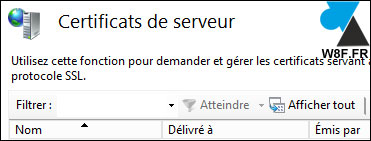 tutoriel Windows Server IIS certificat SSL