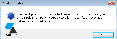 tutoriel solution erreur Windows Update 7 W7