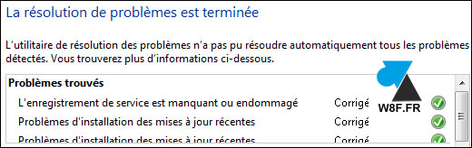 tutoriel solution erreur Windows Update 7 W7