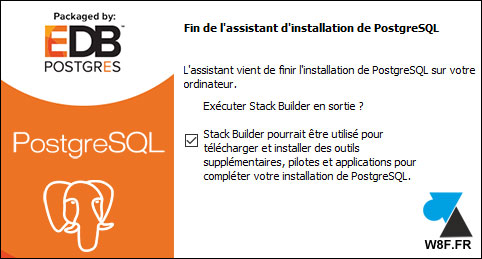 Stack builder postgresql