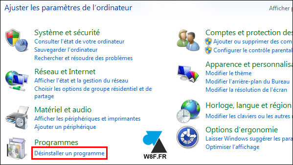 tutoriel Windows 7 désinstaller programme supprimer logiciel