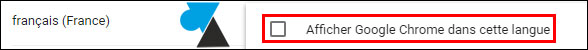 tutoriel Google Chrome changer langue