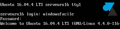tutoriel installer Ubuntu Server 16 LTS