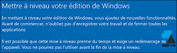 tutoriel changer licence Windows 10 Famille Professionnel Entreprise Pro