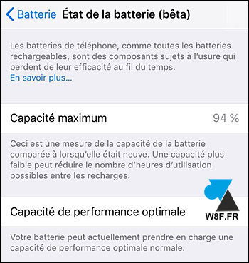 tutoriel iOS iPhone batterie charge