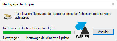 tutoriel menage disque dur windows update