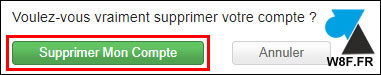 tutoriel MyFitnessPal supprimer compte