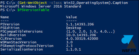 PowerShell Windows Server 2016