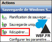 tutoriel Sauvegarde Windows Server