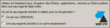 tutoriel Sauvegarde Windows Server