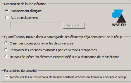 tutoriel Sauvegarde Windows Server