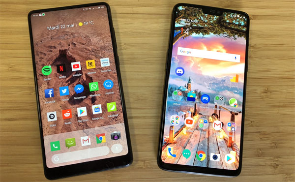 comparatif photo smartphone Xiaomi Mi Mix 2S mix2s One Plus 6 OnePlus6 OP6