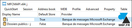 Outlook sauvegarder saisie semi automatique MFCMAPI