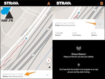 strava beacon