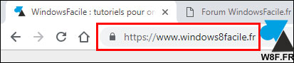 tutoriel Google Chrome sous domaine http https