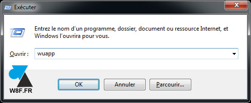tutoriel commande Windows Update Windows 7 wuapp