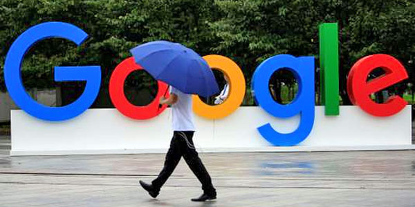 panneau google parapluie pluie