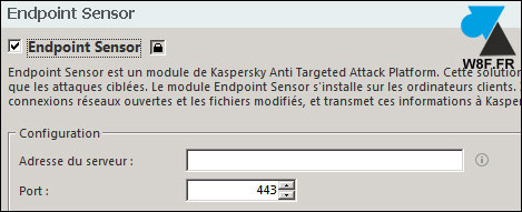 tutoriel activer Kaspersky Endpoint Sensor Security KAV KES 11 KATA