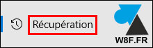 tutoriel Windows 10 récupération systeme version précédente