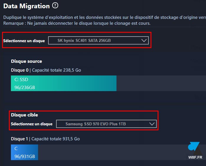 Migration du système sur SSD