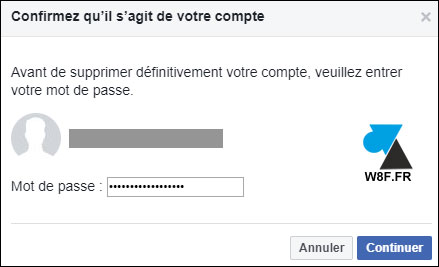 tutoriel delete Facebook FB profile