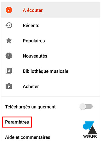 Google Play Music qualité élevée musique