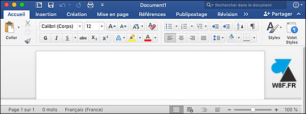 tutoriel installer Office 2019 Mac Word