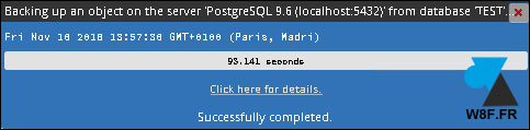 tutoriel PostgreSQL export base donnees sauvegarde BDD pgadmin PGSQL