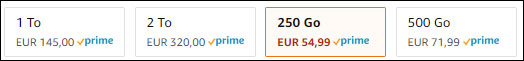 tarif prix disque SSD Samsung Amazon