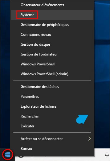 tutoriel Windows 10 menu demarrer systeme